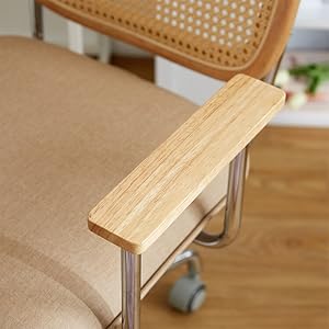 Amazon.co.jp: LOWYA ロウヤ デスクチェア ラタン調チェア おしゃれ