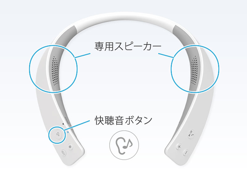 Amazon.co.jp: Panasonic SC-WN10-K Wireless Neck Speaker, Bluetooth