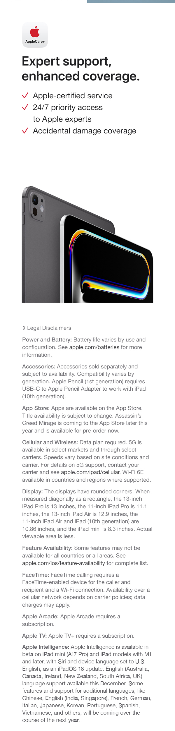 Amazon.com: Apple iPad Pro 13-Inch (M4): Built for Apple