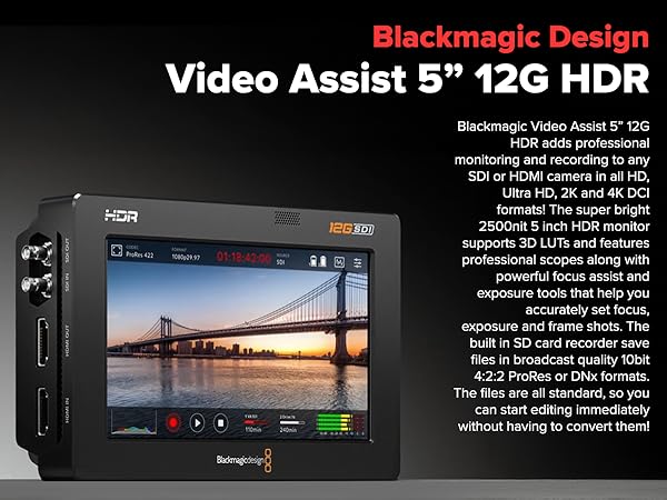 Amazon.com : Blackmagic Design Video Assist 5