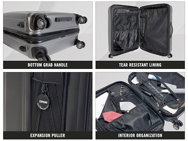 Amazon.com | Kenneth Cole REACTION Renegade Luggage Expandable 8