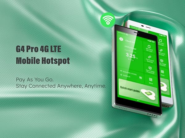 Amazon.com: GlocalMe G4 Pro 4G LTE Mobile Hotspot with Global 1GB