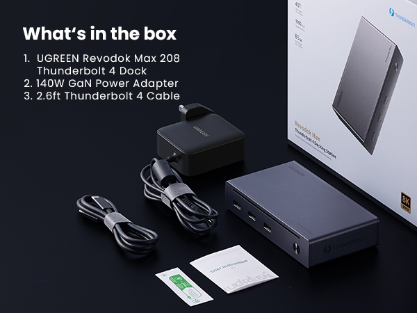 UGREEN Revodok Max 208 Thunderbolt 8-in-1 Docking Station – UGREEN
