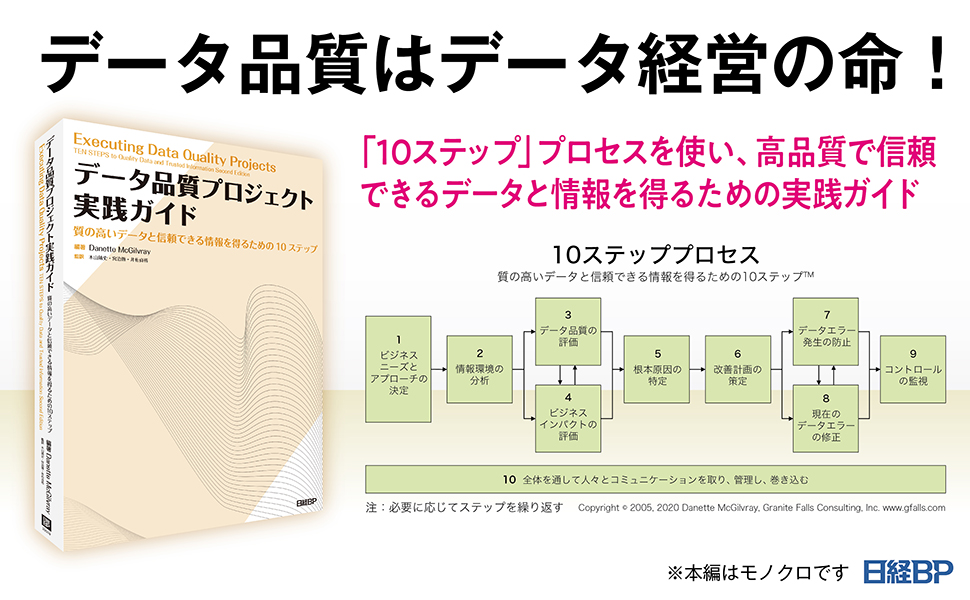 データ品質プロジェクト実践ガイド | Danette McGilvray, 木山靖史