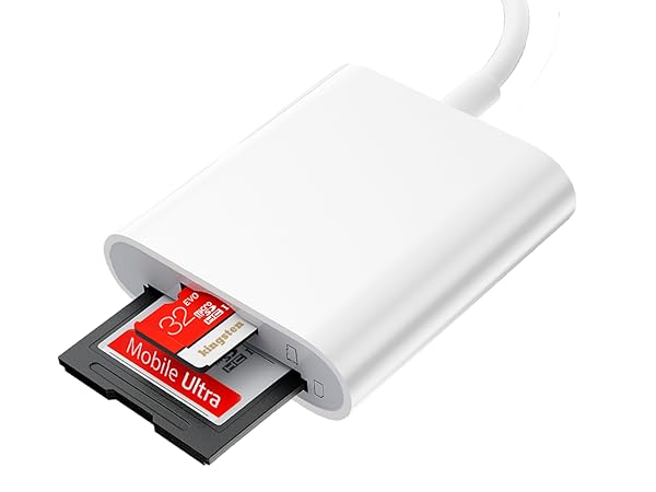 Amazon.co.jp: iphone/ipad SDカードリーダー 2in1 sdカードカメラ
