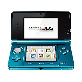 Amazon.com: Nintendo 3DS Aqua Blue [video game] : Video Games