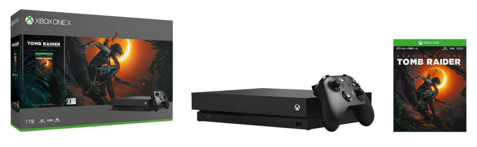 Amazon.co.jp: Xbox One X シャドウ オブ ザ トゥームレイダー 同梱版