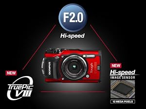 Amazon | OLYMPUS デジタルカメラ Tough TG-5 レッド 1200万画素CMOS