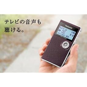 Amazon.co.jp: パナソニック ワンセグTV音声-FM-AM3バンドレシーバー