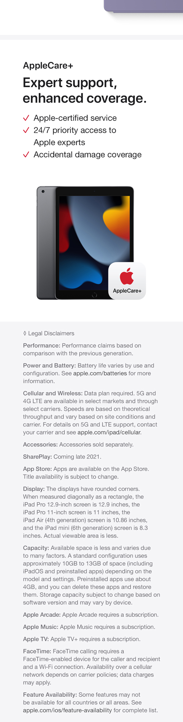 Amazon.com : Apple iPad (9th Generation): with A13 Bionic chip
