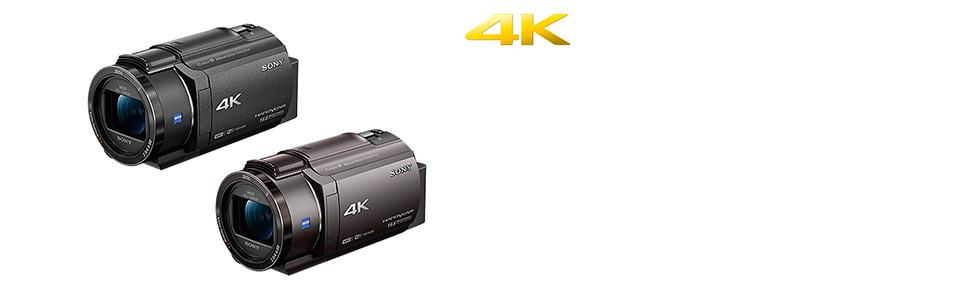 Amazon | SONY ビデオカメラ FDR-AX40 4K 64GB 光学20倍 ブロンズ