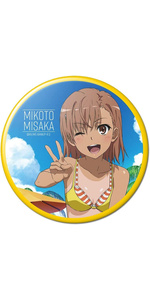 Amazon.co.jp: とある科学の超電磁砲S 缶バッジ デザイン03(御坂美琴/C