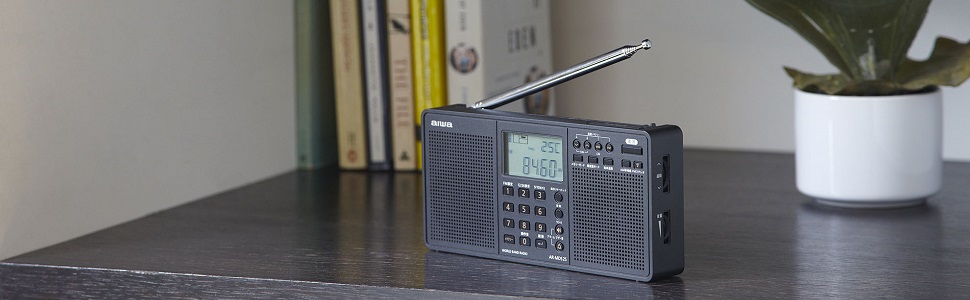 Amazon.co.jp: アイワ ワールドバンドラジオ パールブラック : 家電