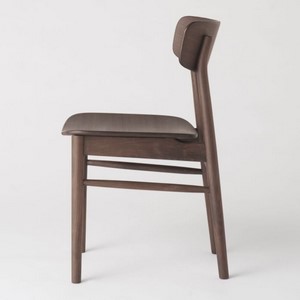 Amazon｜無印良品 ラウンドチェア・ウォールナット材 幅45×奥行51×高さ