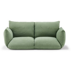 Amazon｜無印良品 リクライニングフロアソファ グリーン 幅154～218