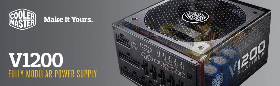 Amazon | CoolerMaster V1200 Platinum 1200W PC電源ユニット 80PLUS