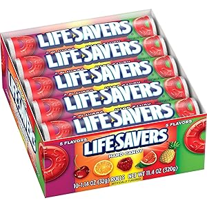 Amazon.com: Life Savers Five Flavors Hard Candy, 1.14 Ounce (Pack