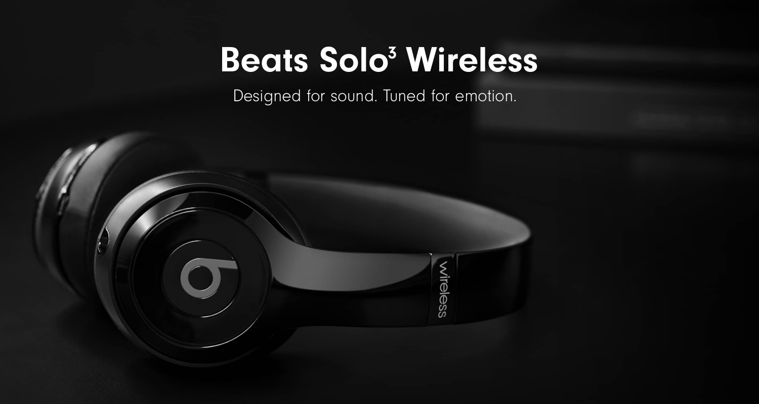 Beats Solo3 Wireless On-Ear Headphones - Apple W1 Headphone Chip