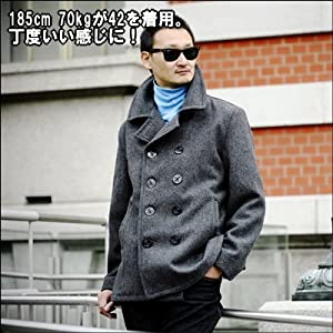 Amazon | [ショット] タイトピーコート STYLE 753US ネイビー 36