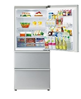 Amazon.co.jp: アクア 272L 3ドア冷蔵庫（ミスティシルバー）【右開き