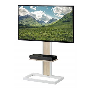 Amazon | ハヤミ工産 テレビスタンド 壁寄 65v型まで対応 ブラック KF