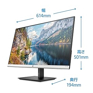 Amazon.co.jp: HP モニター 27インチ 4K ディスプレイ 解像度3840x2160
