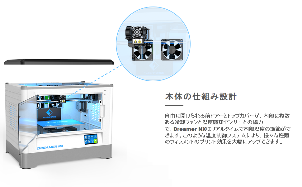 Amazon | Flashforge デスクトップ シングルヘッド 3Dプリンター