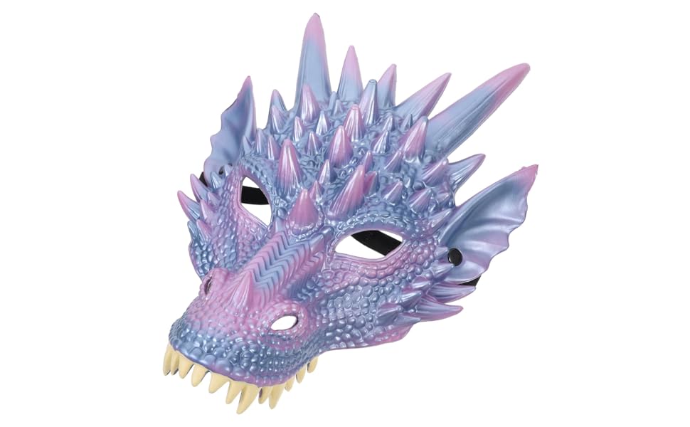 Amazon.com: ibasenice Halloween Dragon Mask 3D Lifelike Animal