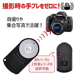 Amazon | Canon(キャノン) リモコン RC-6 互換品 (iSmile) EOS Kiss