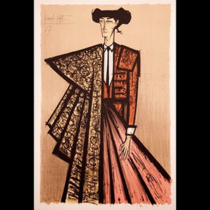 Amazon | ベルナール ビュッフェ 『二羽の鳥 【LITHOGRAPHIES 1952