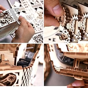 Amazon | Wood Trick ウッドトリック ミステリーフラワー オルゴール