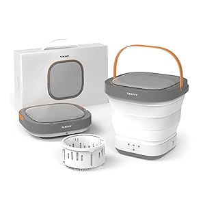 Amazon.co.jp: コンパクト折りたたみ洗濯機 脱水機能搭載 折り畳み