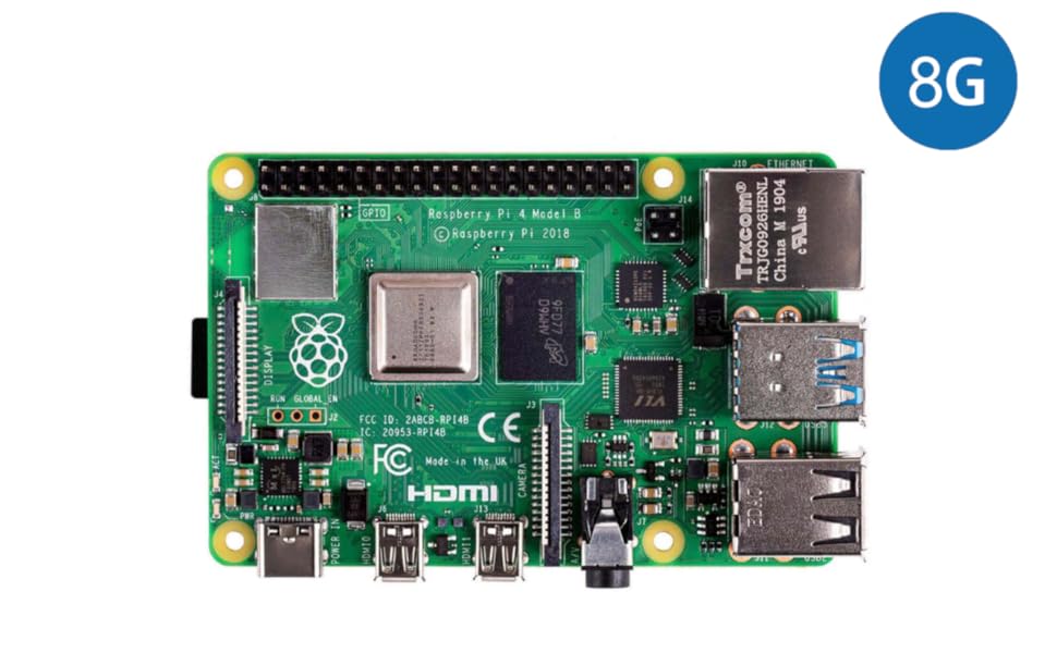 Amazon.com: Raspberry Pi 4 Computer Model B 8GB Single Board