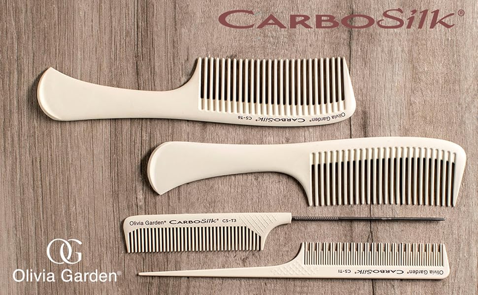 Amazon.com: Olivia Garden CarboSilk Comb For Technical and