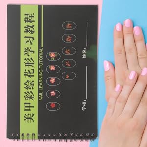 Amazon | LALADEFIEE ネイルアート練習帳 初心者向け描画ドリル付き