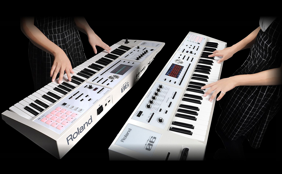 Amazon | Roland FA-06-SC シンセサイザー 限定ホワイト 61鍵盤