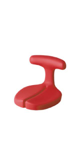 Amazon.co.jp: アーユルチェアー 丸ベースタイプ ルナ 腰痛対策 姿勢