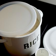 Amazon｜THE OLDE FARMHOUSE オールドファームハウス ホーロー 米びつ