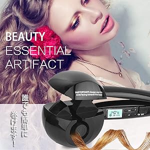 Amazon | オートカールアイロン REAK 自動巻きヘアアイロン ミラカール