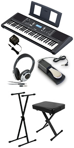 Amazon | YAMAHA PSR-E373 電子キーボード 純正スタンド・Xイス
