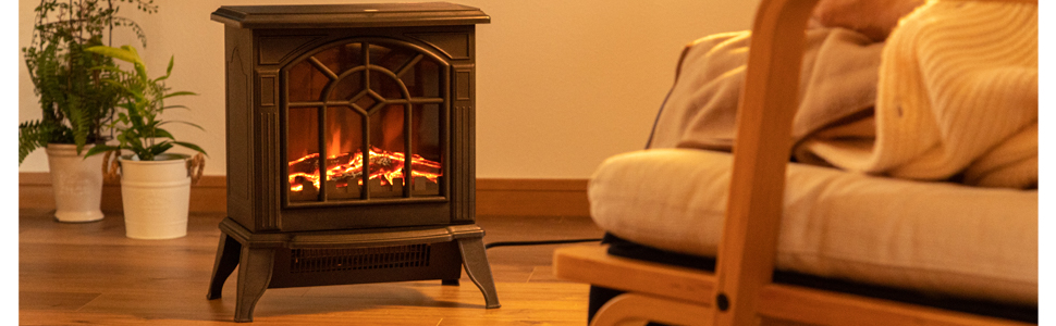 Amazon.co.jp : Sea the Stars 暖炉型ファンヒーター 暖炉型ストーブ 2