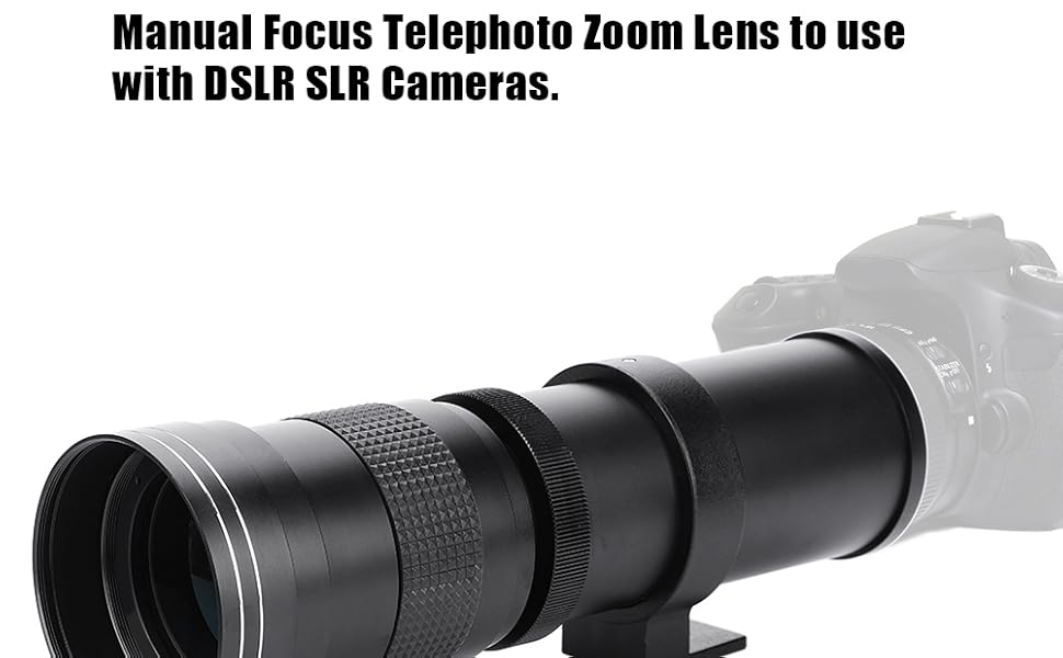 Amazon.co.jp: 望遠レンズ、420-800mm F/8.3-16望遠レンズDSLRカメラ用