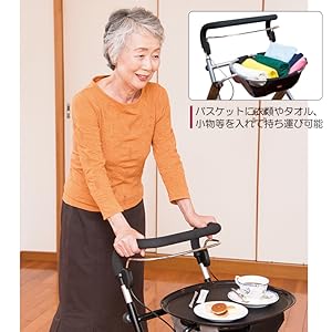 Amazon | 竹虎 【室内用歩行車】 レッツゴーミニ ウォールナット