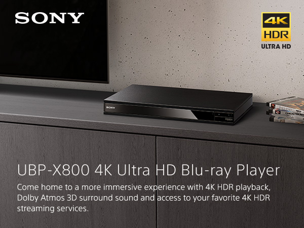 Amazon.com: Sony UBP-X800 4K Ultra HD Blu-ray Player : Electronics