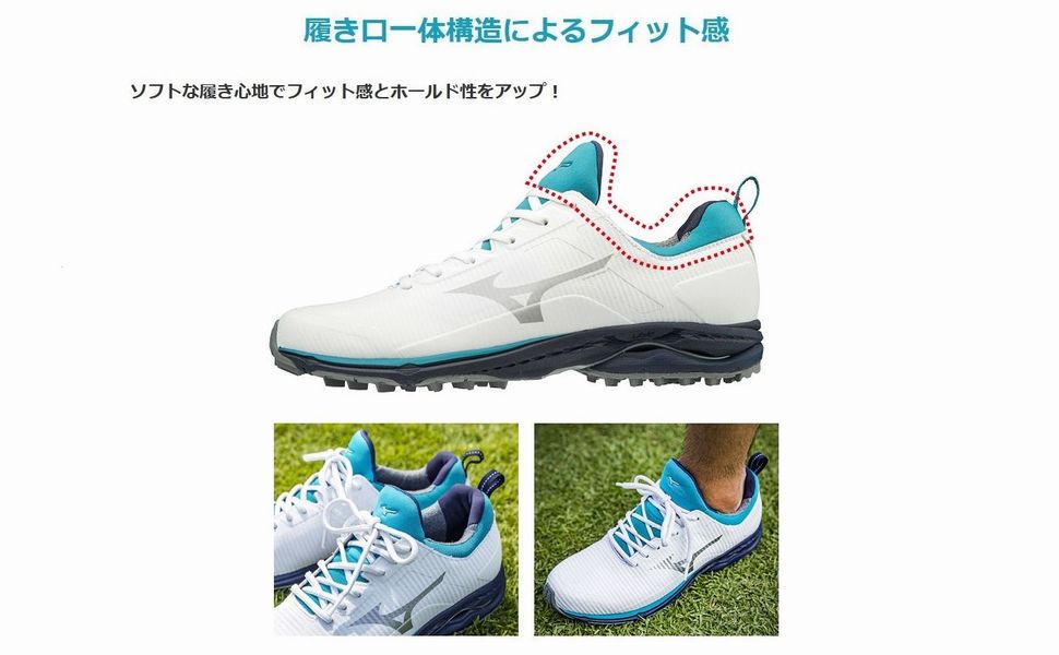 Amazon | [ミズノ] ゴルフシューズ ウエーブケイデンス スパイクレス