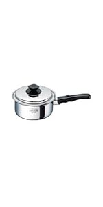 Amazon｜ビタクラフト 片手鍋 IH対応 ステンレス 蓋付 10年保証