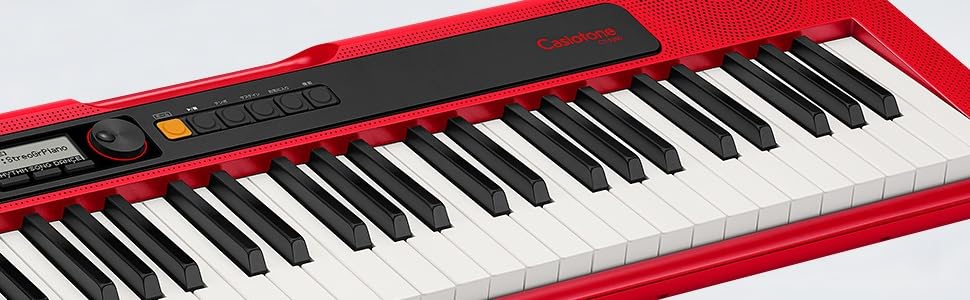 Amazon | カシオ（CASIO）電子キーボード Casiotone CT-S200RD(レッド