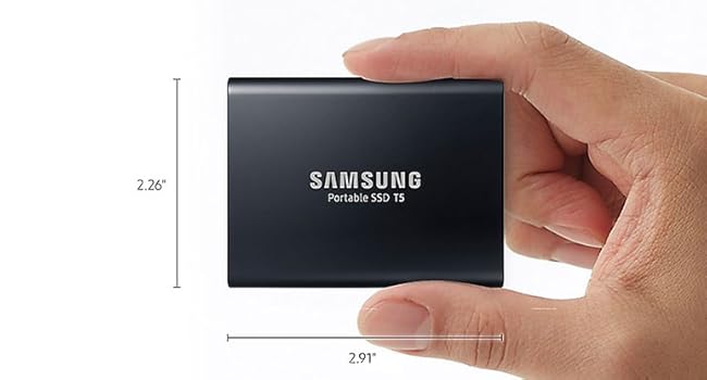 Amazon.com: SAMSUNG T5 Portable SSD 1TB - Up to 540MB/s - USB 3.1
