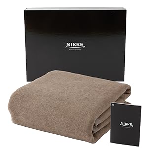 Amazon｜ナイスデイ カシミヤ 毛布 ベージュ シングル (140×200cm