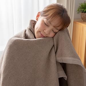 Amazon｜ナイスデイ カシミヤ 毛布 ベージュ シングル (140×200cm